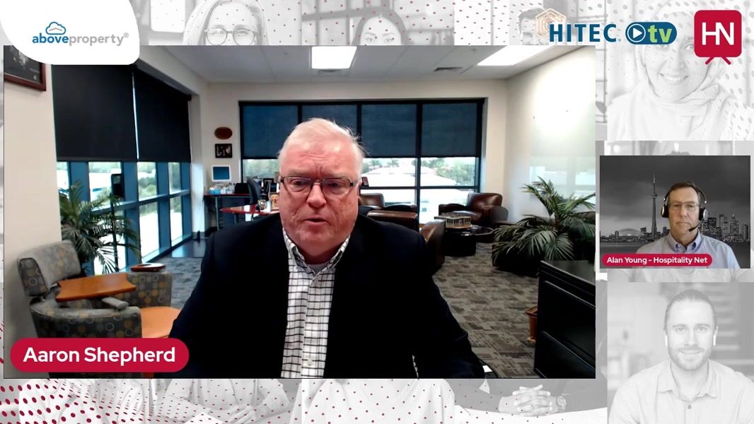 HITEC TV: A Discussion with AboveProperty CEO Aaron Shepherd, a Travel Industry Technology Icon